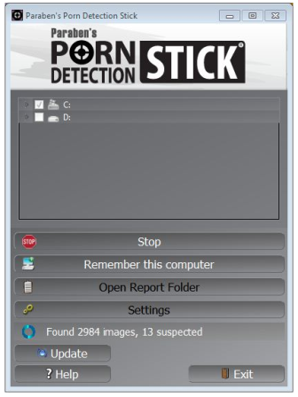 Paraben Porn Detection Stick 4