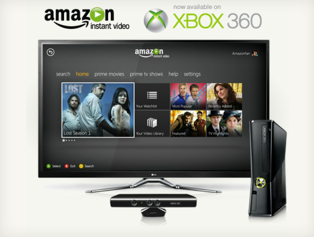 Amazon Instant Video Now Available on Xbox 360