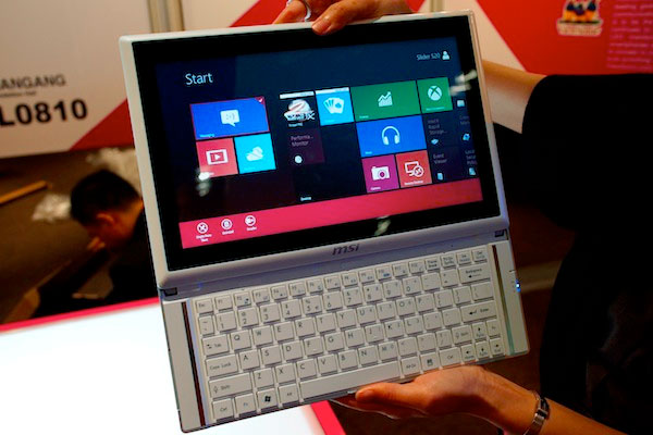 MSI outs Windows 8 Slider S20 Hybrid Tablet 2