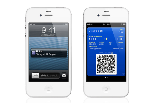 Airlines issuing mobile boarding passes for iOS 6′s Passbook